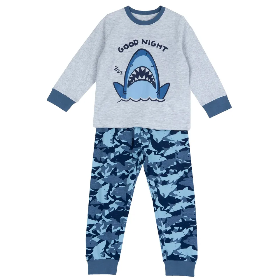 chicco-kurzpyjama-jungen-t-shirt-shorts-4-jahre-grau image 1
