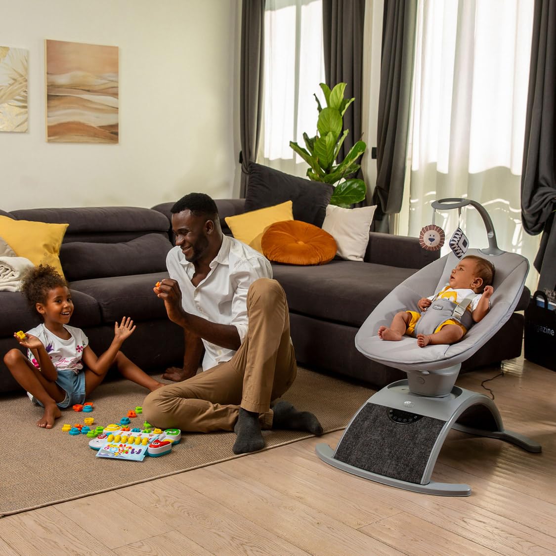 chicco-comfy-wave-babywippe-elektrisch-mit-melodien image 2