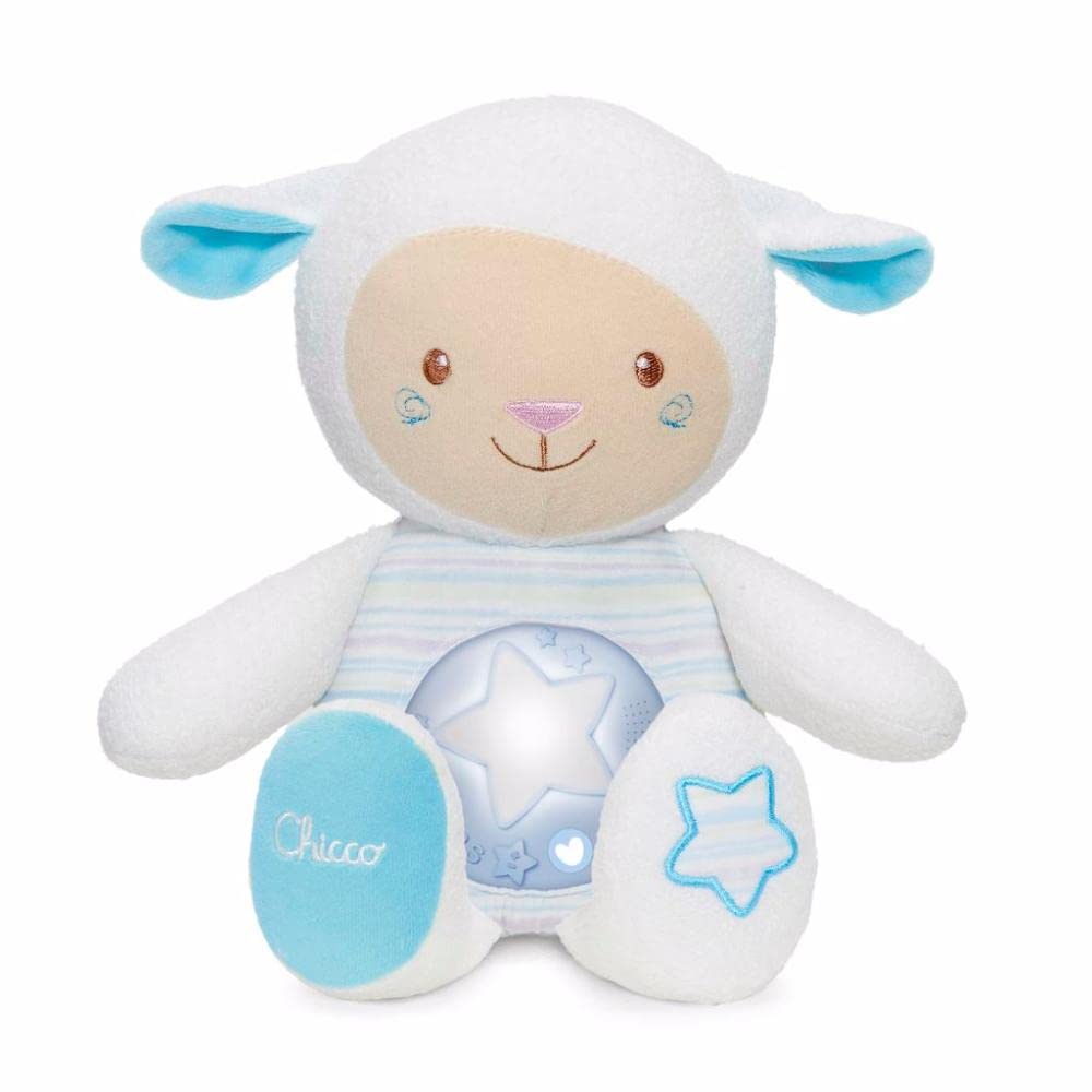 chicco-first-dreams-schlaffreund-schaf-kuscheltier-blau-mit-nachtlicht image 1