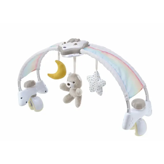 chicco-regenbogen-spielbogen-next2me-wei-2in1-mit-nachtlicht image 1