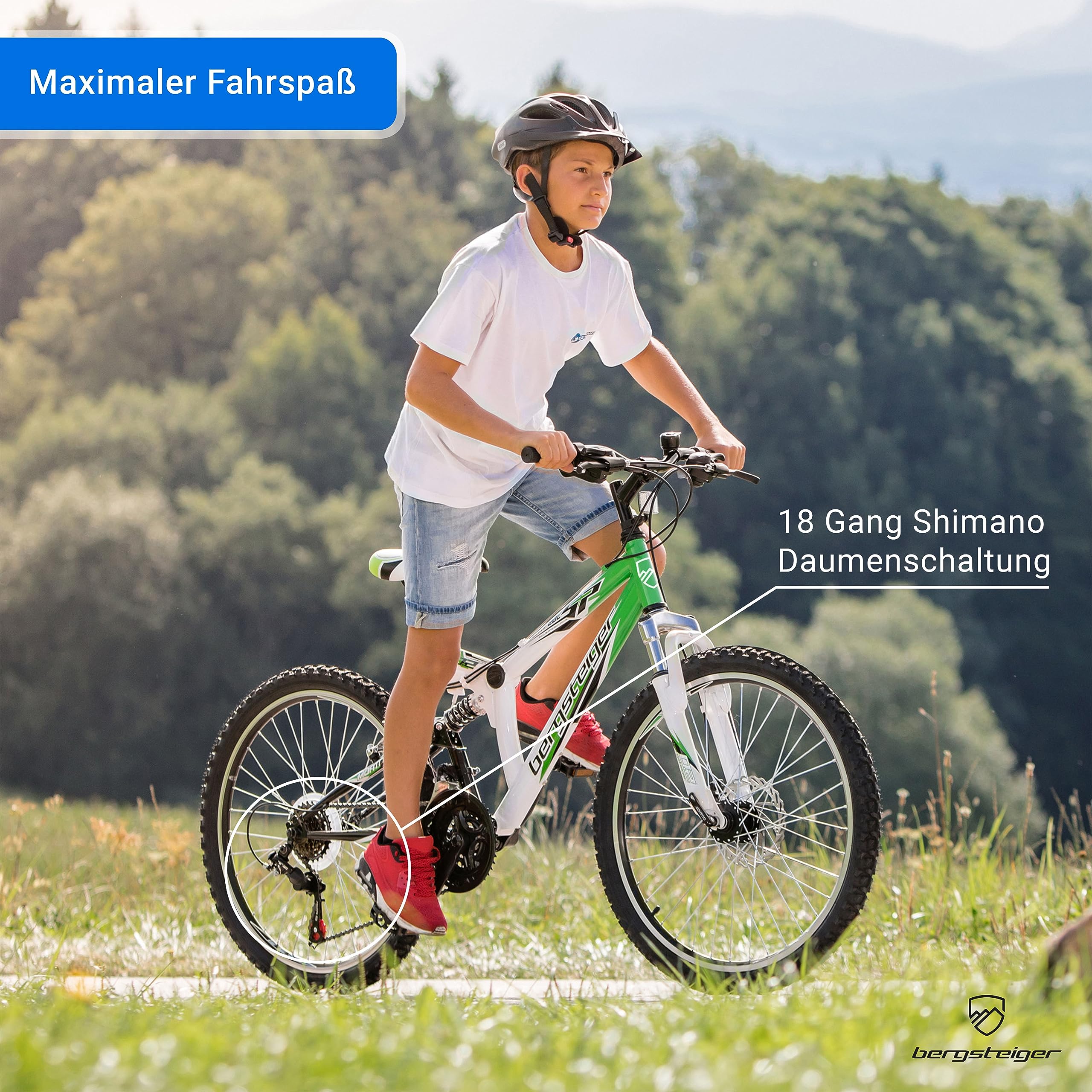 bergsteiger-montreal-kinderfahrrad-24-zoll-white-green-6-gang image 2