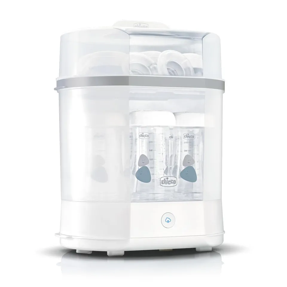 chicco-dampfsterilisator-3-in-1-babyflaschen-mikrowelle-6x330-ml image 1