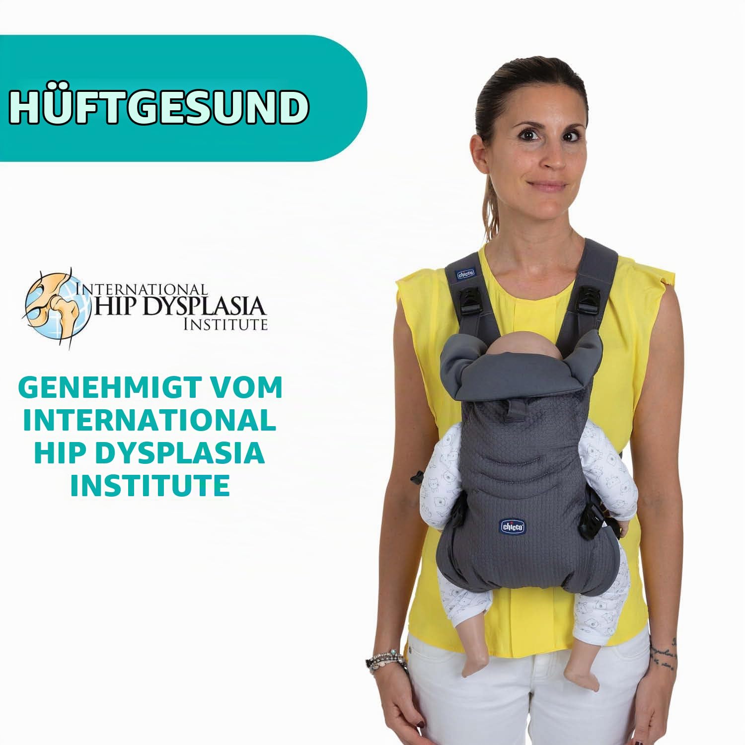 chicco-easyfit-babytrage-moon-grey-bis-9-kg-ergonomisch image 6