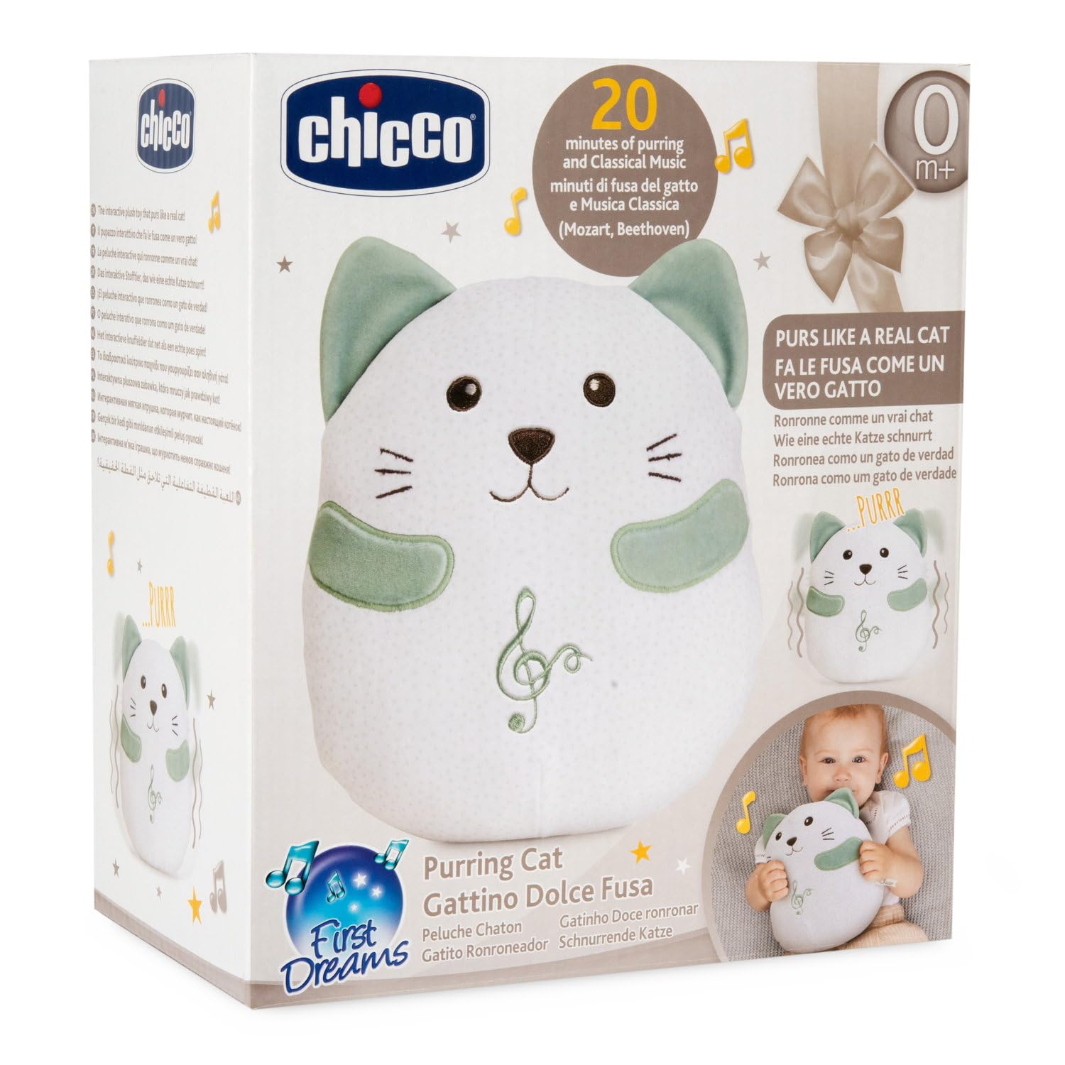 chicco-schnurrende-katze-gr-n-pl-schtier-ab-0-monate image 5