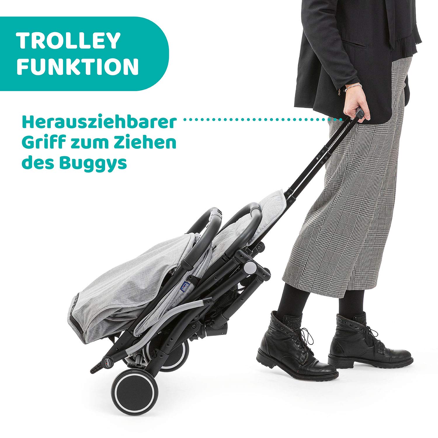 chicco-trolley-me-buggy-light-grey-trolley-funktion-bis-15-kg image 3