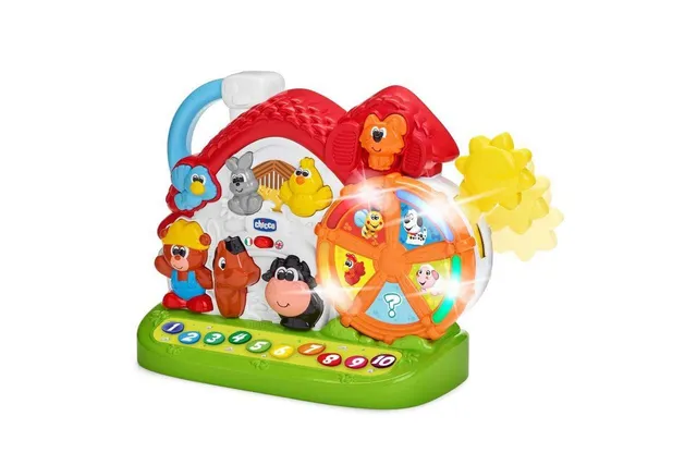 chicco-sprechender-bauernhof-lernspielzeug-neue-farm-zweisprachig image 1