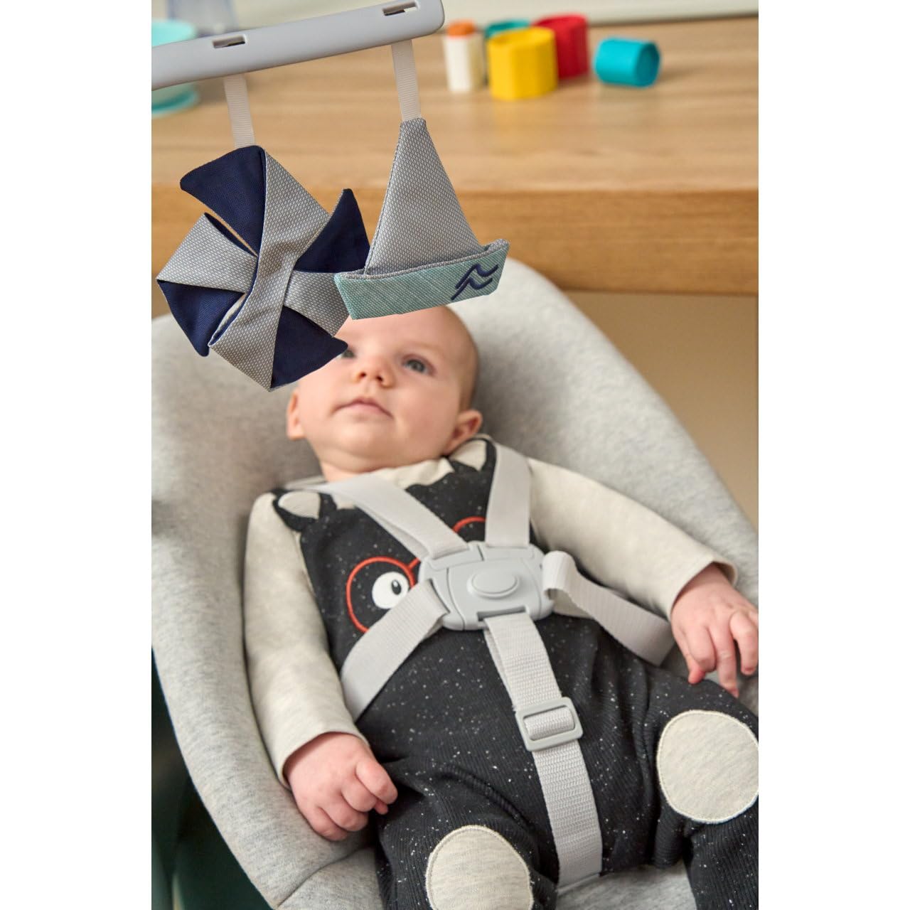 chicco-crescendo-hochstuhlwippe-grau-bio-baumwolle-9-kg image 2
