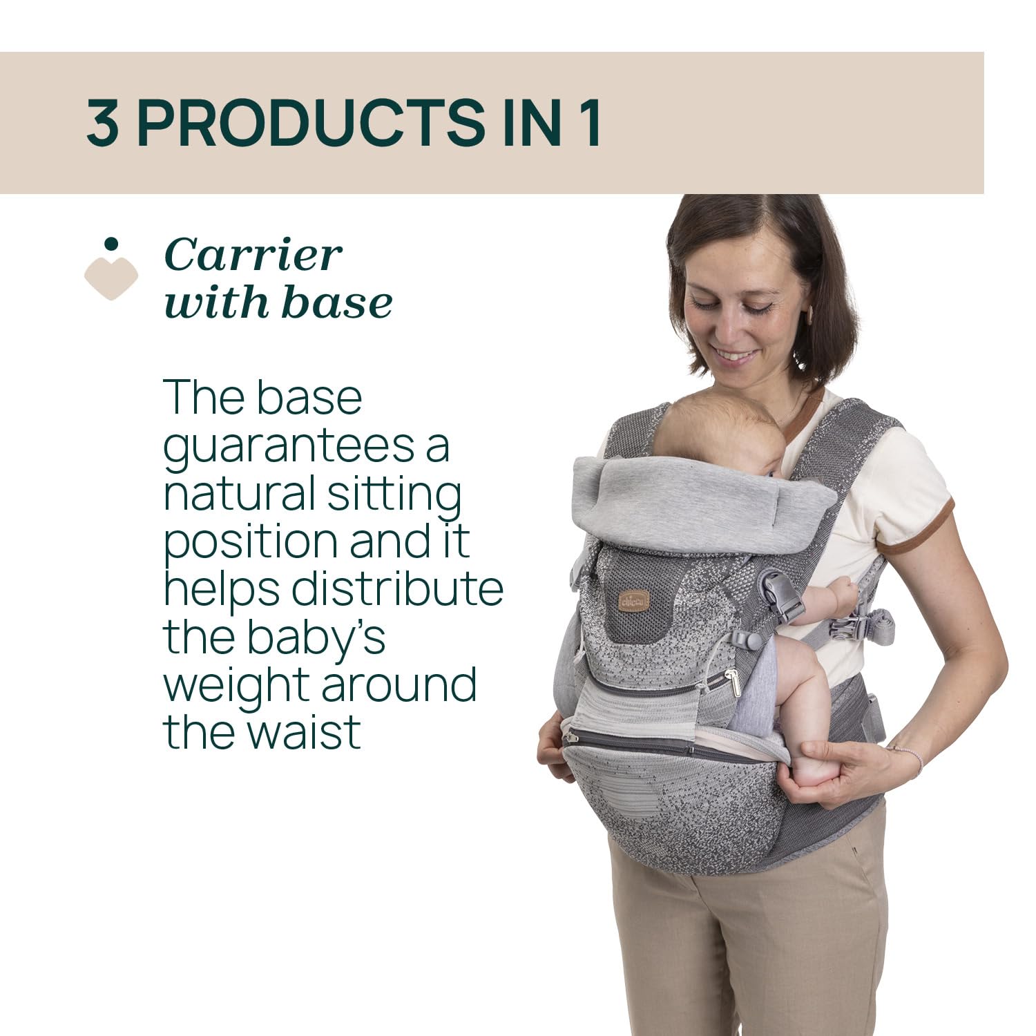 chicco-airy-hip-fit-babytrage-3-in-1-0-15-kg-atmungsaktiv image 2