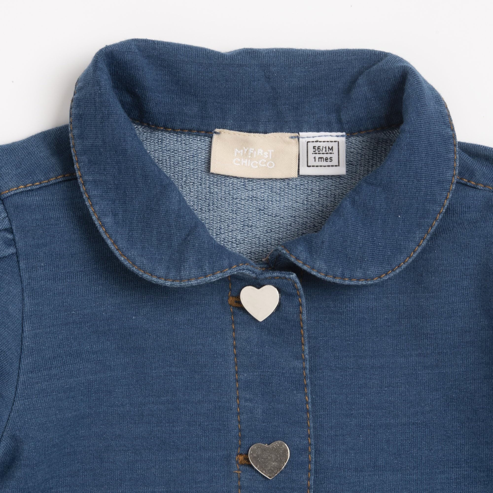 chicco-m-dchen-jeansjacke-denim-jacke-9-monate-babykleidung image 3