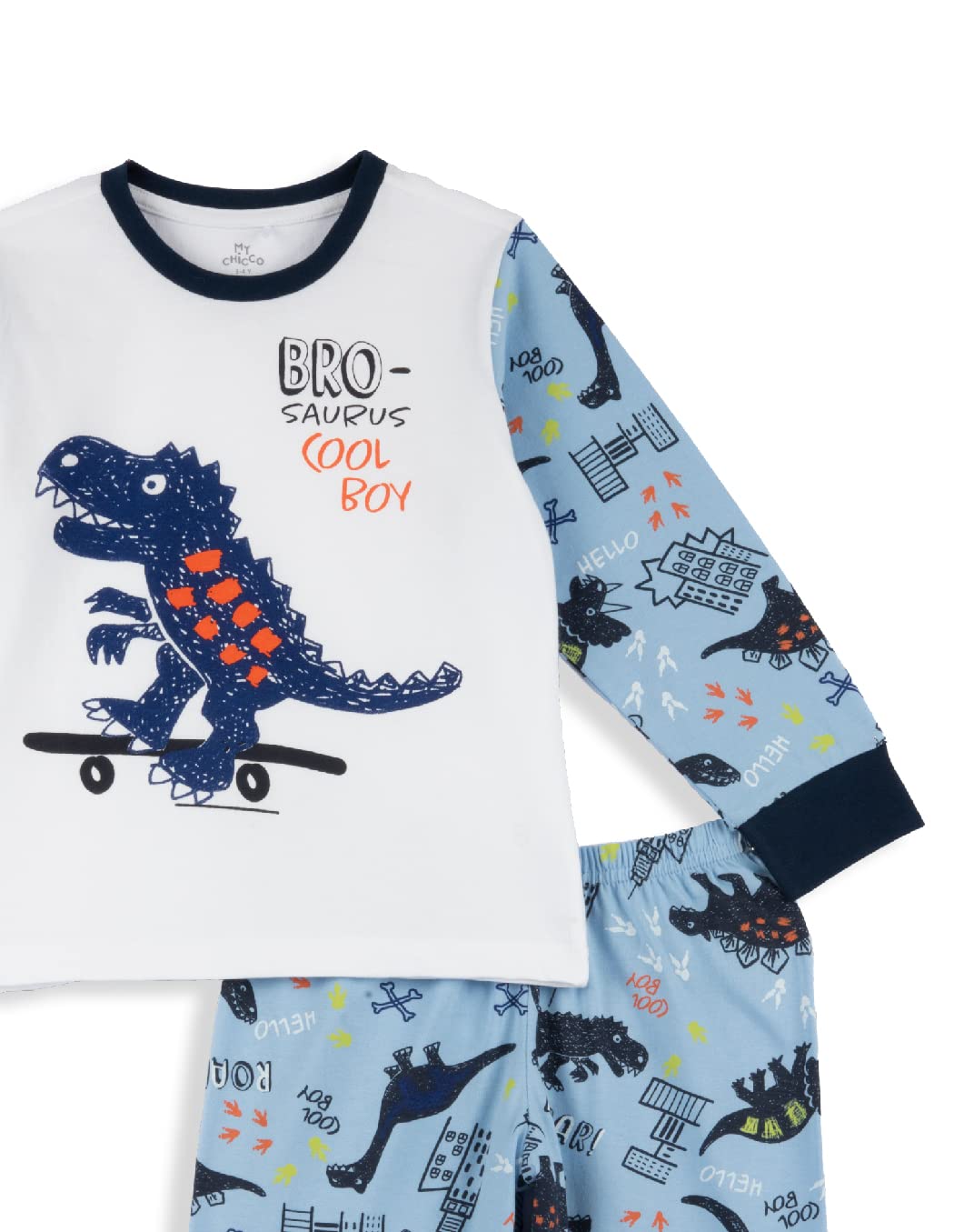 chicco-pyjama-jungen-drachen-baumwolle-6-jahre-set image 3