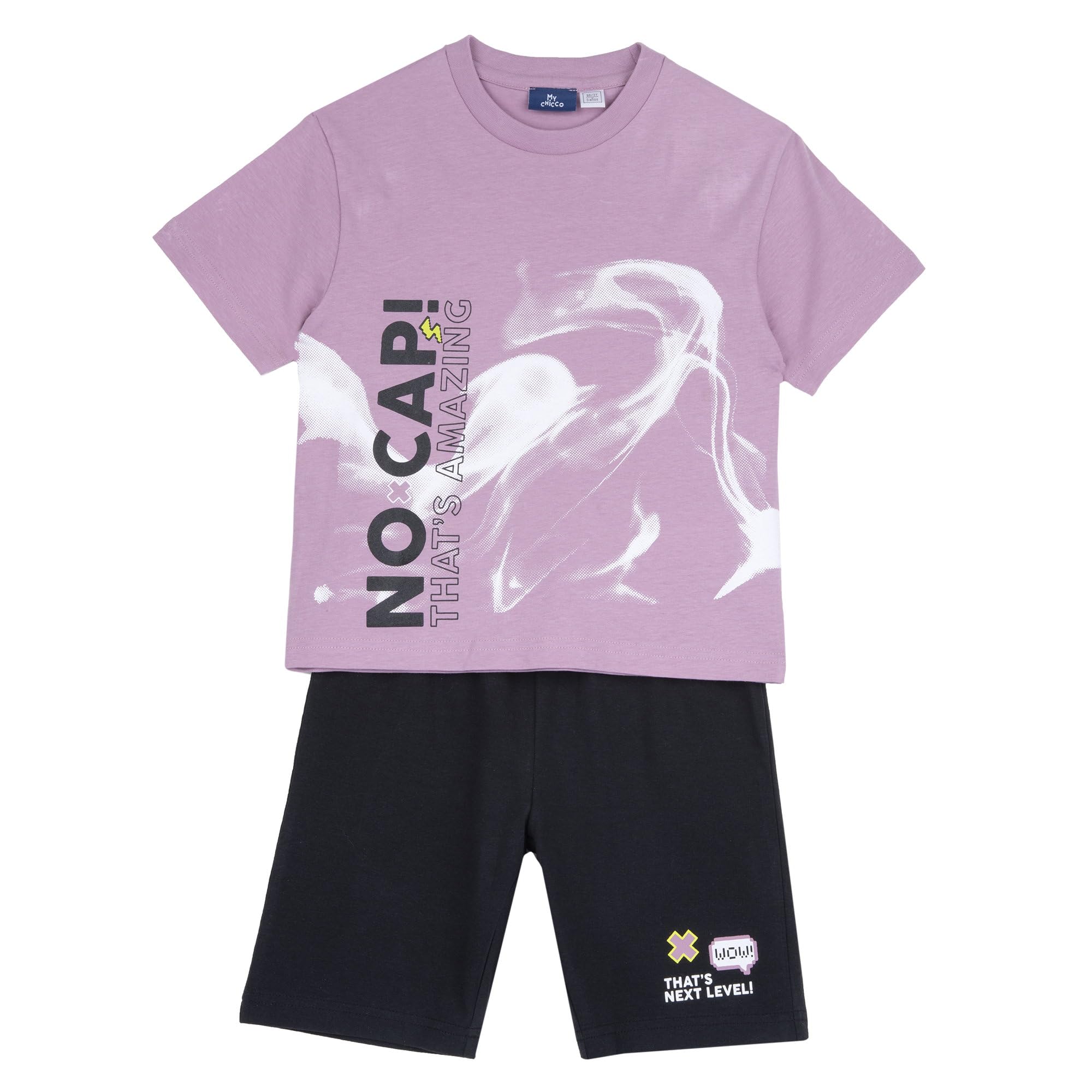 chicco-jungen-set-t-shirt-shorts-kinderkleidung-7-jahre-weicher-stoff image 7