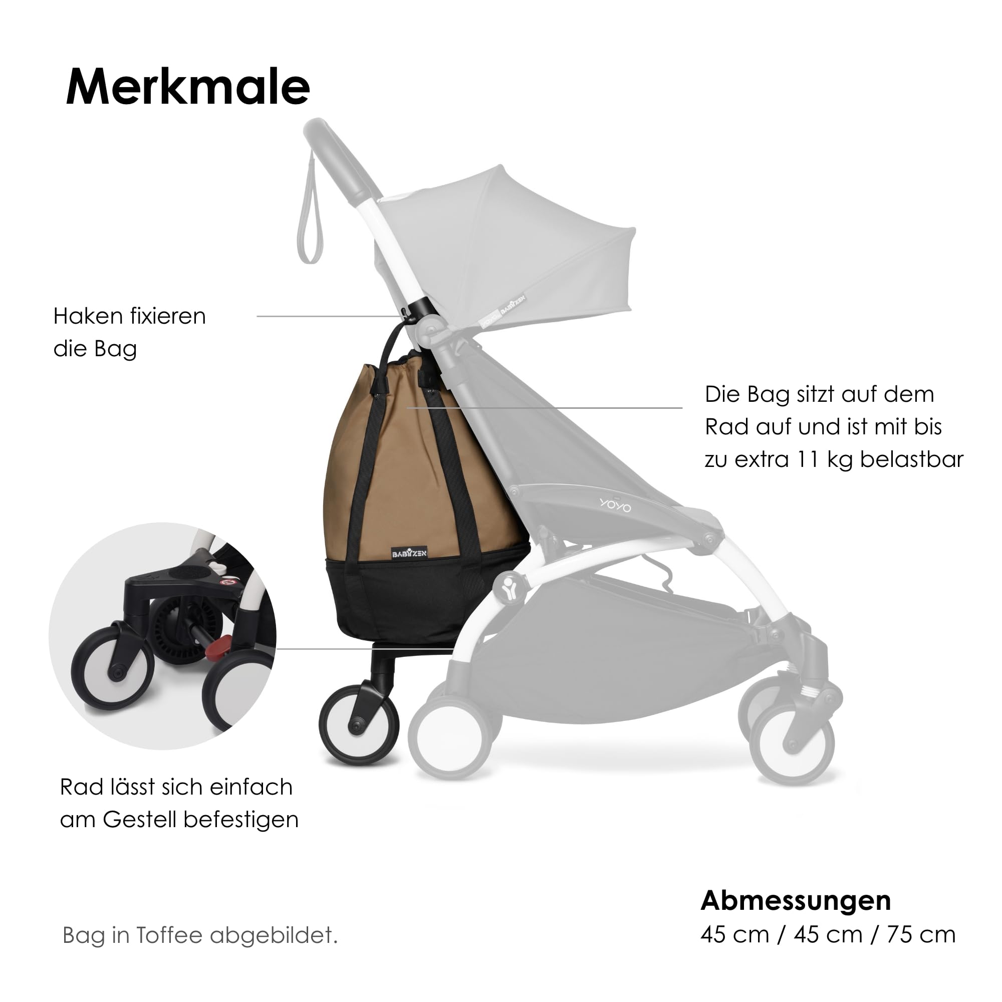 babyzen-yoyo-bag-kinderwagentasche-stone-10-kg image 5