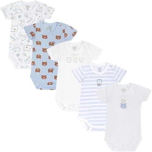 chicco-body-kurzarm-baumwolle-blau-0-monate-5er-set image 7