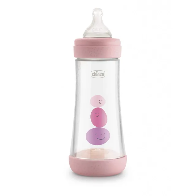chicco-perfect-5-babyflasche-300ml-pink-4-monate image 1