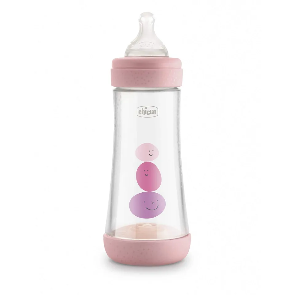 chicco-perfect-5-babyflasche-300ml-pink-4-monate image 1