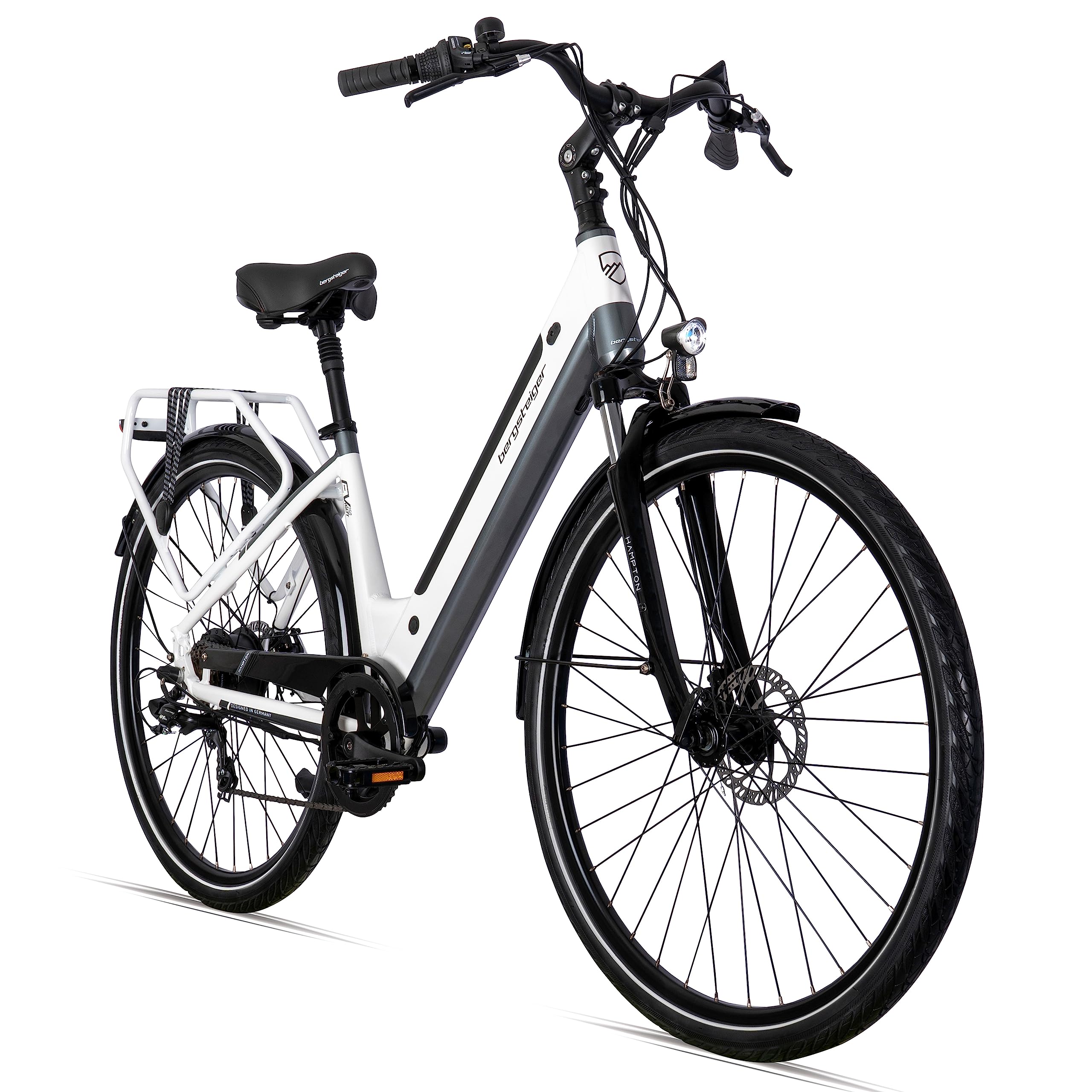 bergsteiger-hampton-28-zoll-city-e-bike-wei-450wh image 1