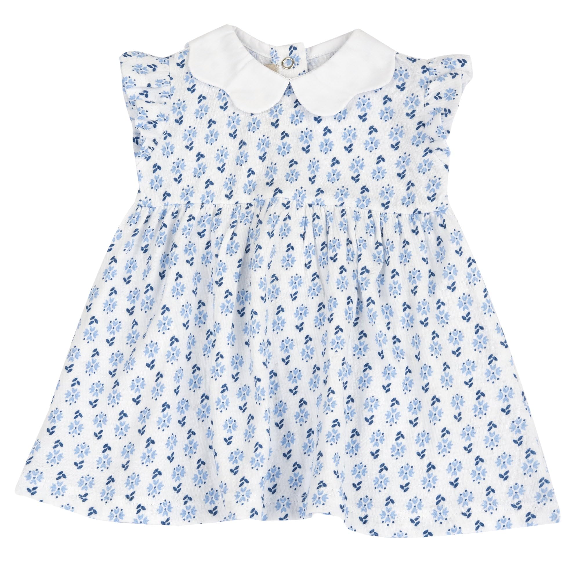 chicco-m-dchen-kleid-kurzarm-baumwolle-rosa-9-monate-festkleid image 5