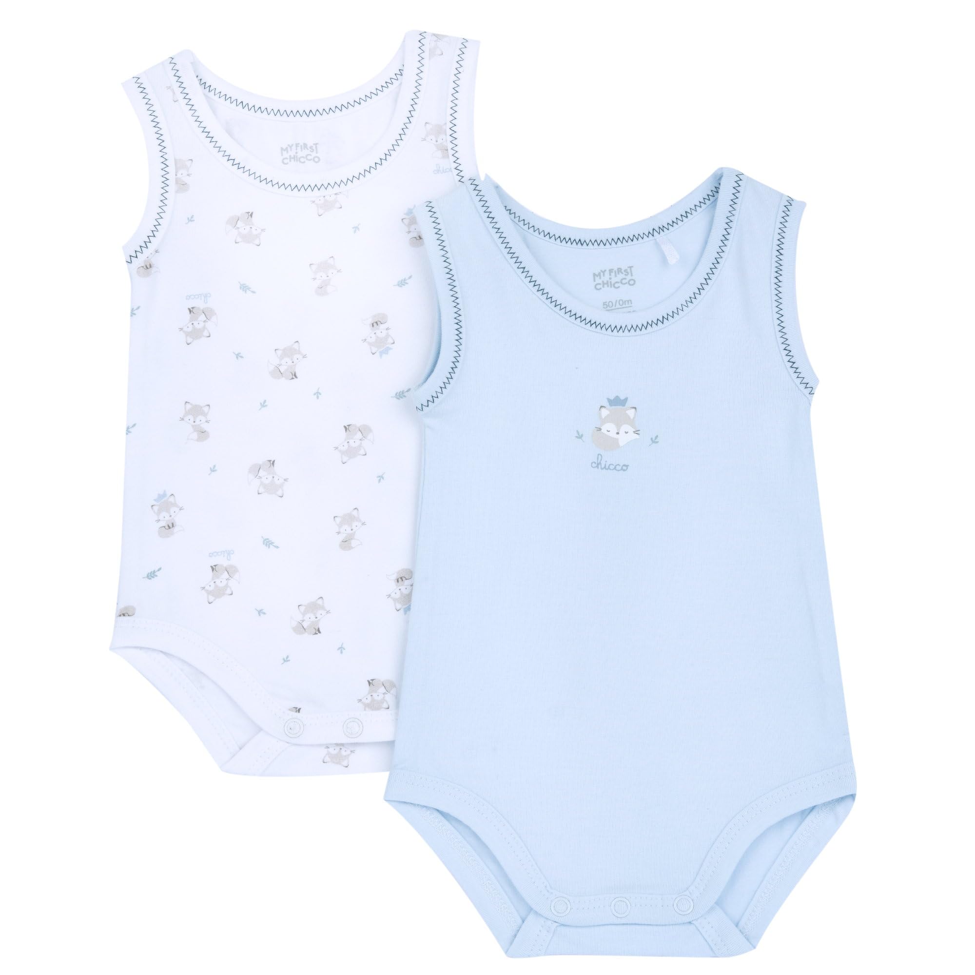 chicco-baby-body-set-rmellos-baumwolle-9-monate-2-tlg image 1