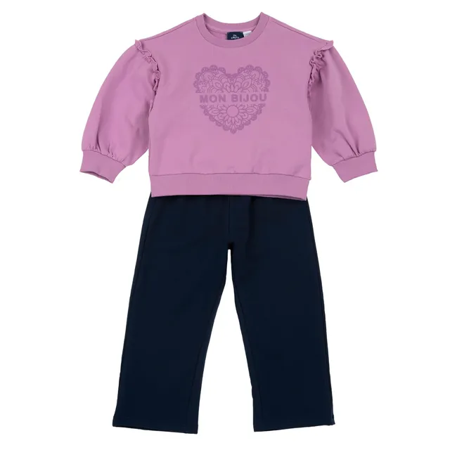 chicco-trainingsanzug-m-dchen-set-sweatshirt-hose-261-bequem image 1