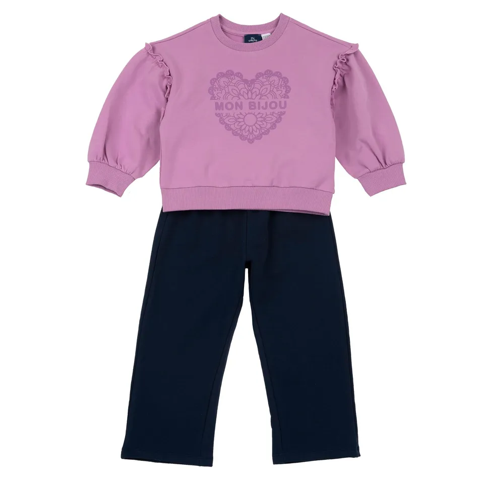 chicco-trainingsanzug-m-dchen-set-sweatshirt-hose-261-bequem image 1