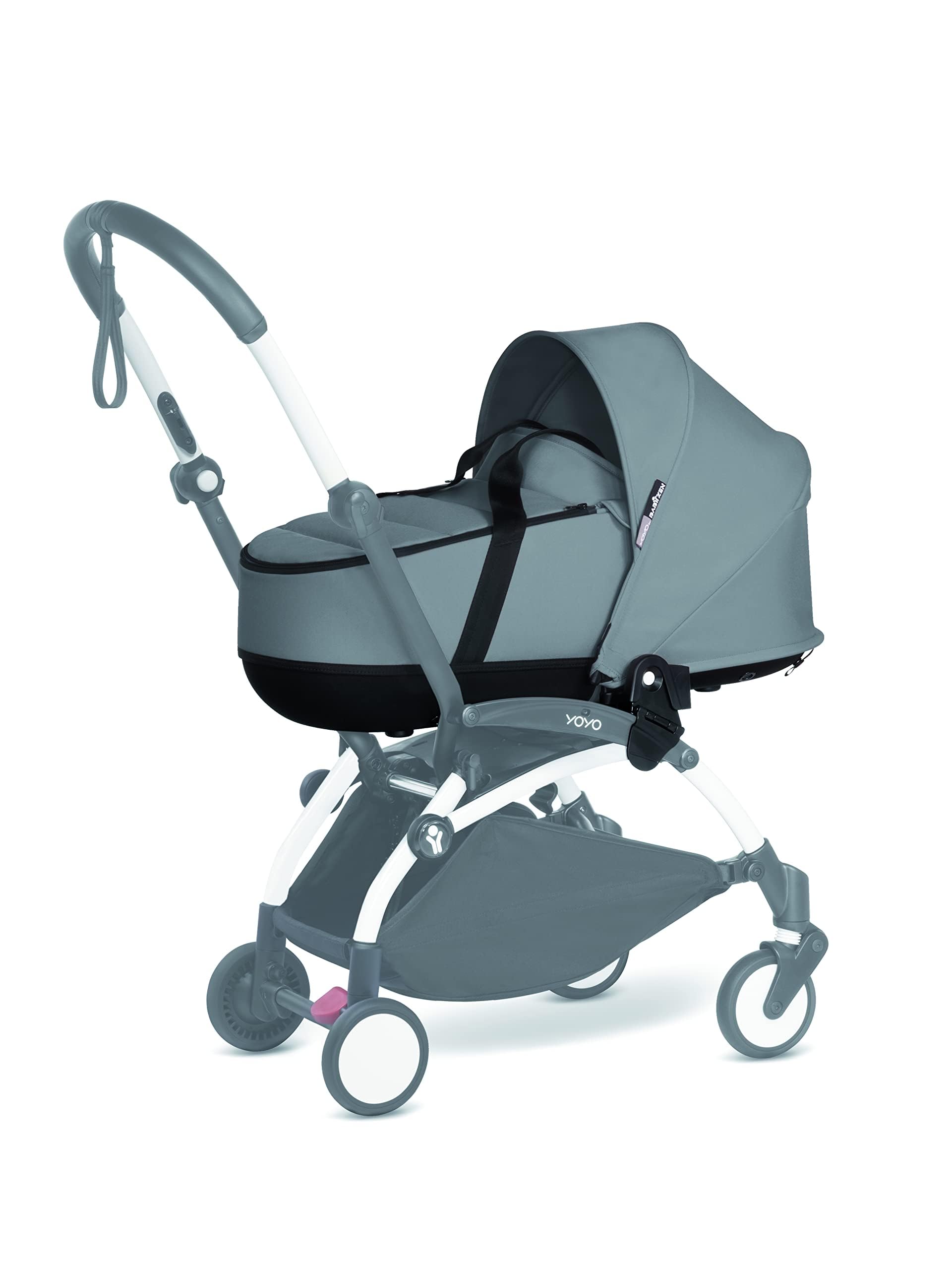 stokke-babyzen-yoyo-liegewanne-grey-yoyo2-doppelmatratze image 2