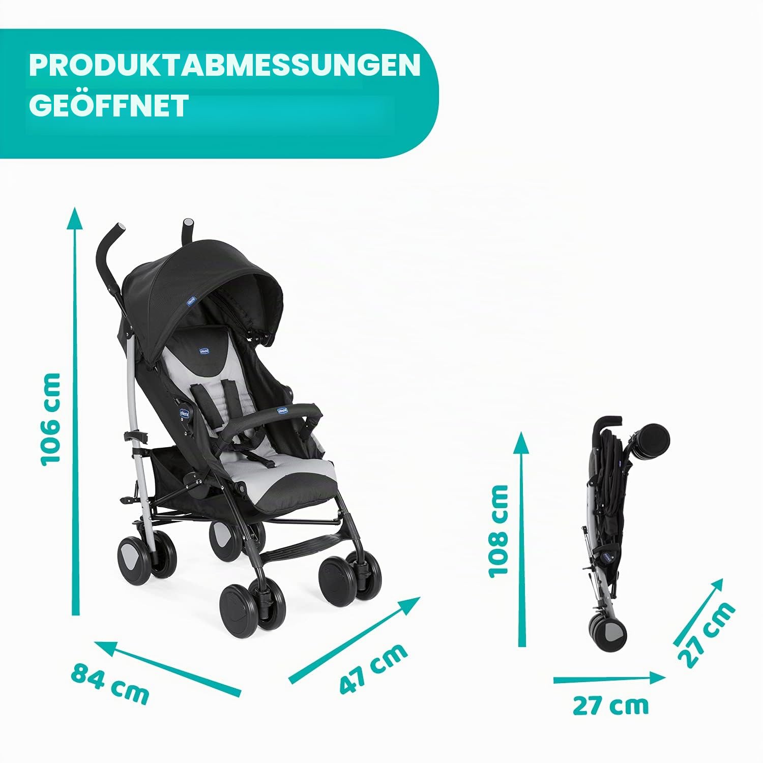 chicco-echo-buggy-schwarz-liegeposition-22-kg image 4