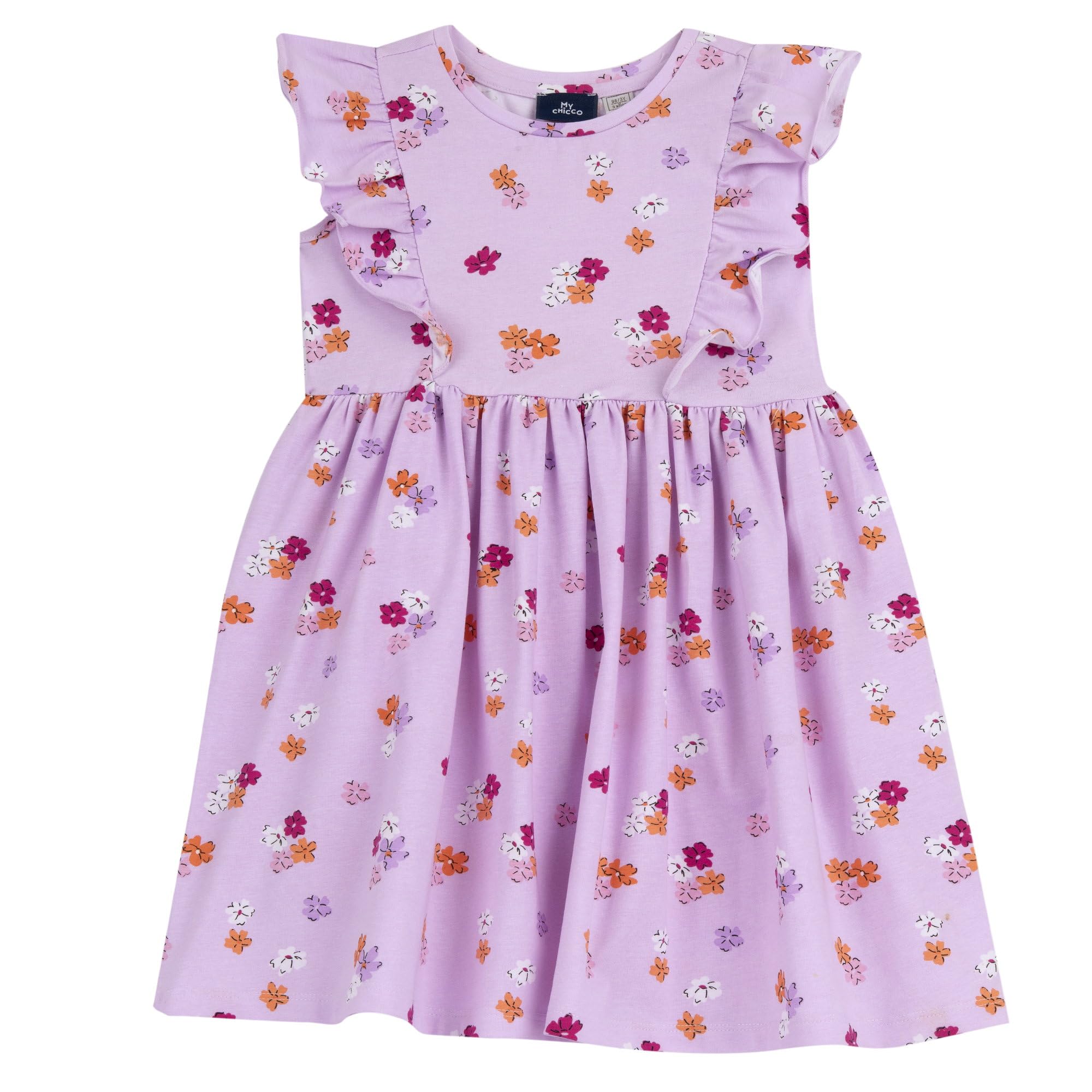 chicco-m-dchen-kleid-rmellos-baumwolle-4-jahre-sommer image 1
