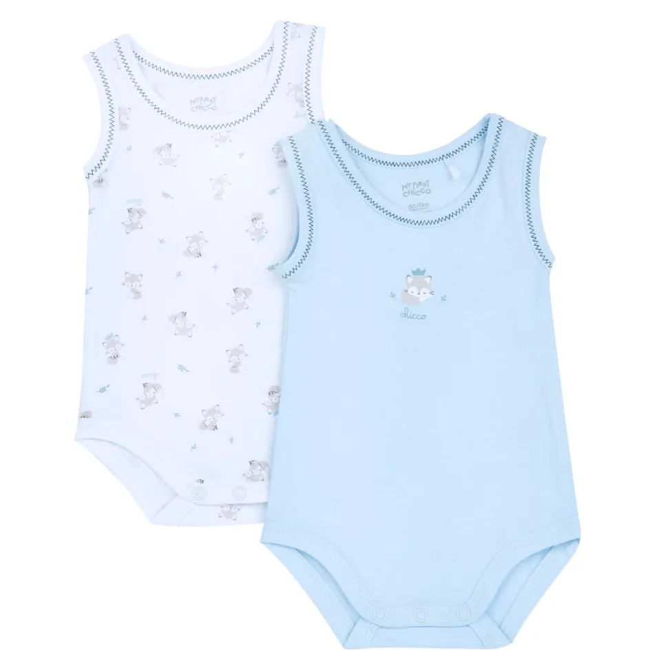 chicco-baby-body-set-rmellos-baumwolle-9-monate-2-tlg image 1