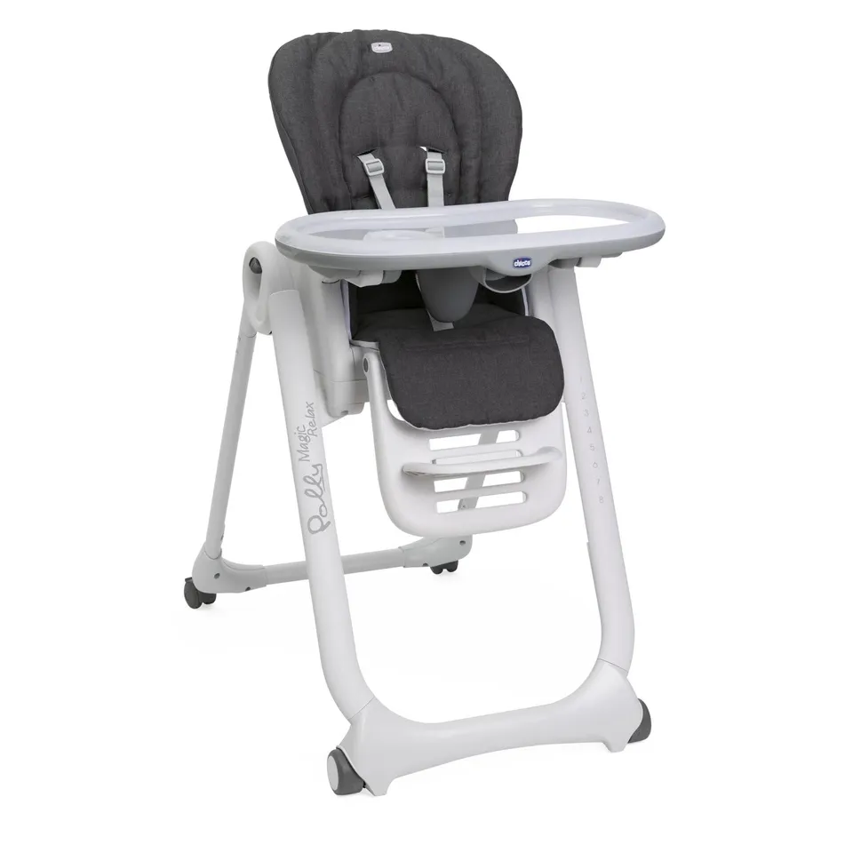 chicco-polly-magic-relax-hochstuhl-grau-0-3-jahre-verstellbar image 1