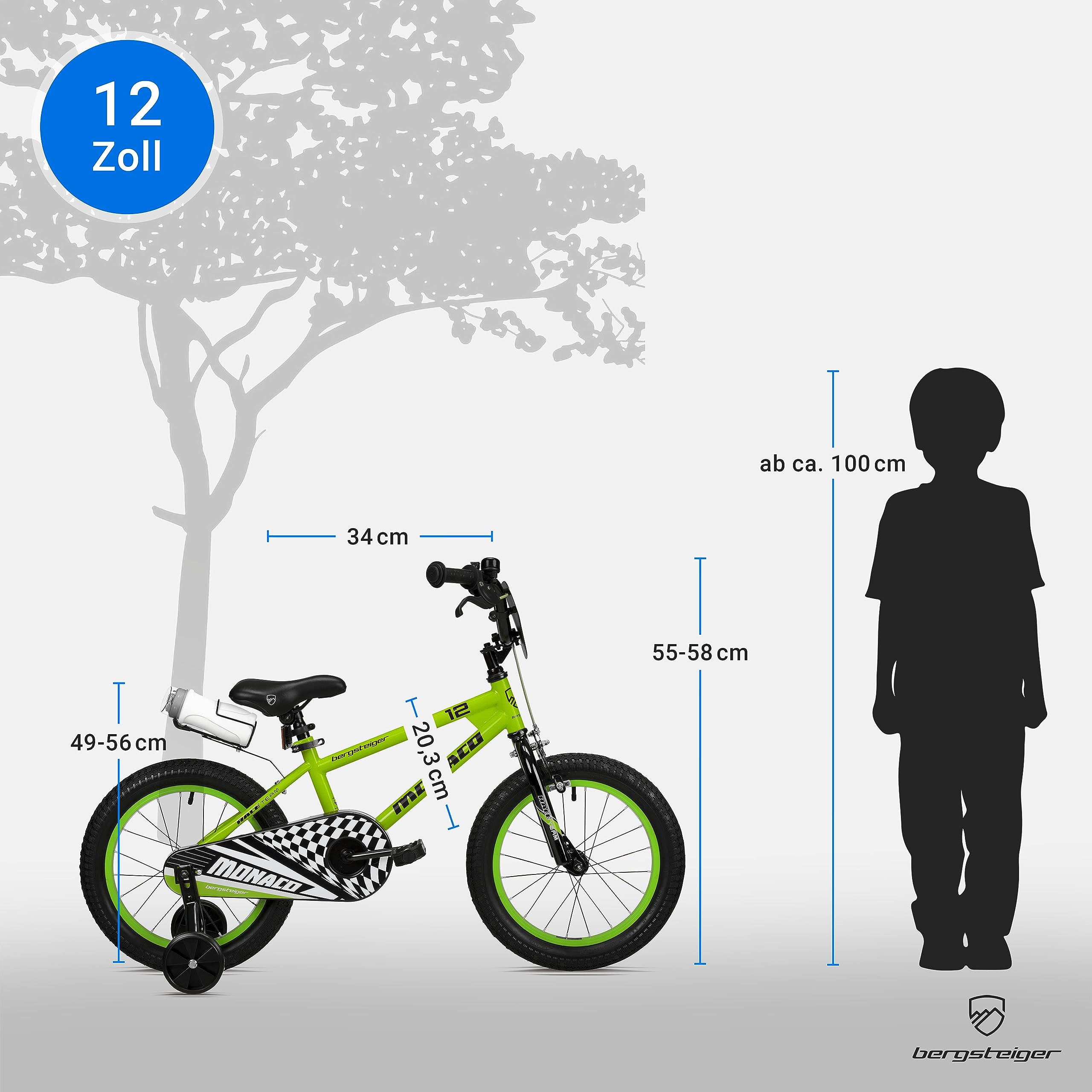 bergsteiger-monaco-12-zoll-kinderfahrrad-racing-green-bmx-r-cktritt image 6