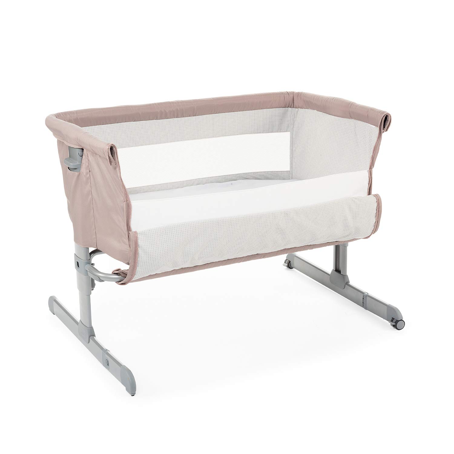 chicco-next2me-beistellbett-beige-mit-matratze-h-henverstellbar image 2