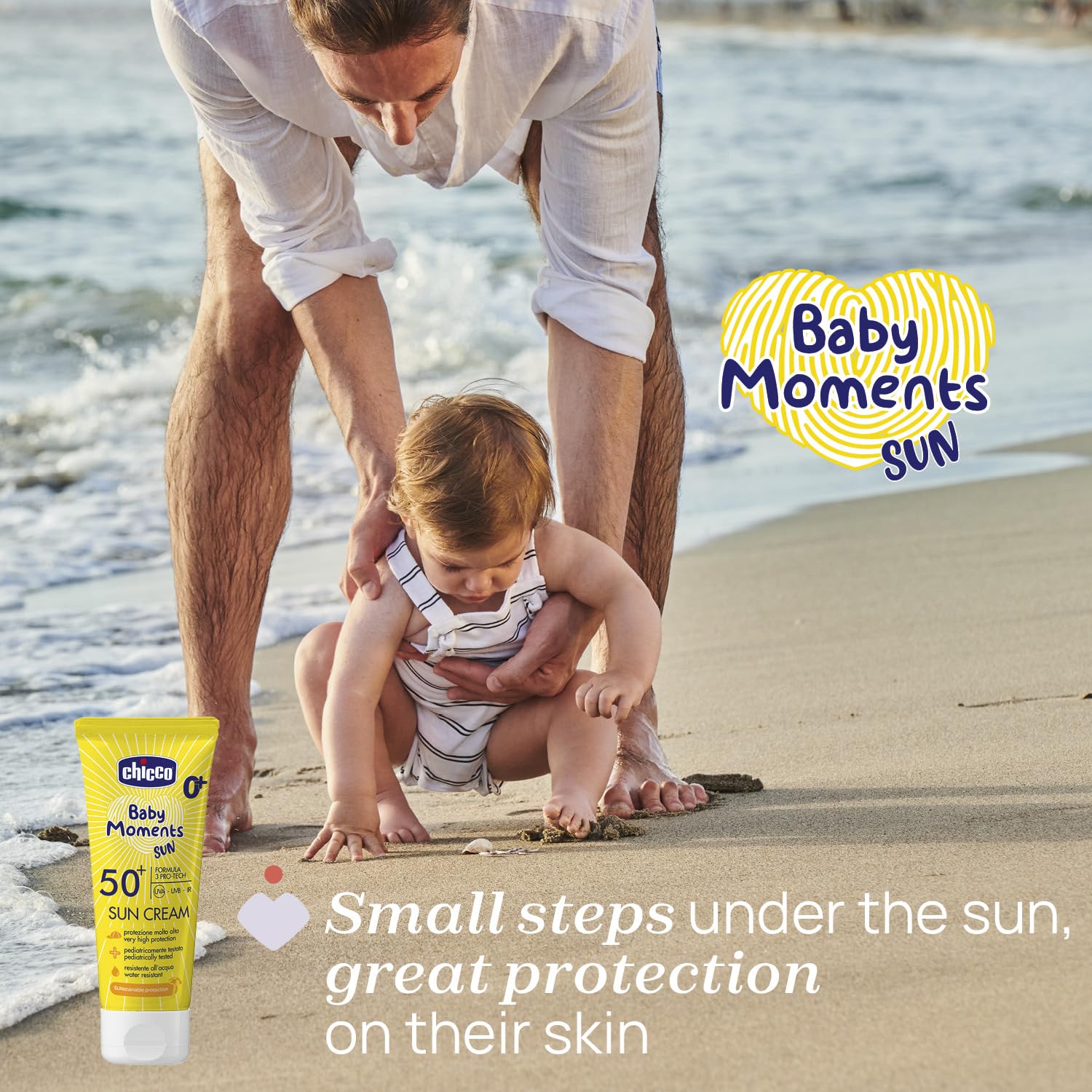 chicco-sonnencreme-spf-50-kinder-wasserfest-75-ml image 2
