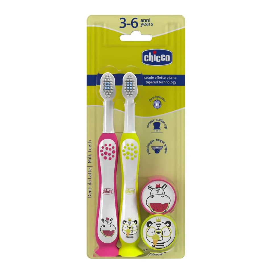 chicco-zahnb-rsten-set-kinderzahnb-rste-3-6-jahre-2-st-ck-weich image 1