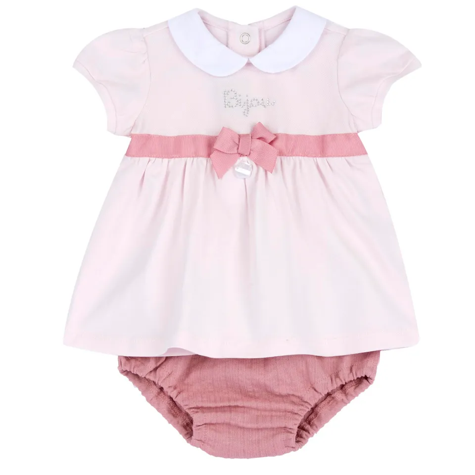 chicco-baby-kleid-m-dchen-mit-hose-gr-3-baumwolle image 1