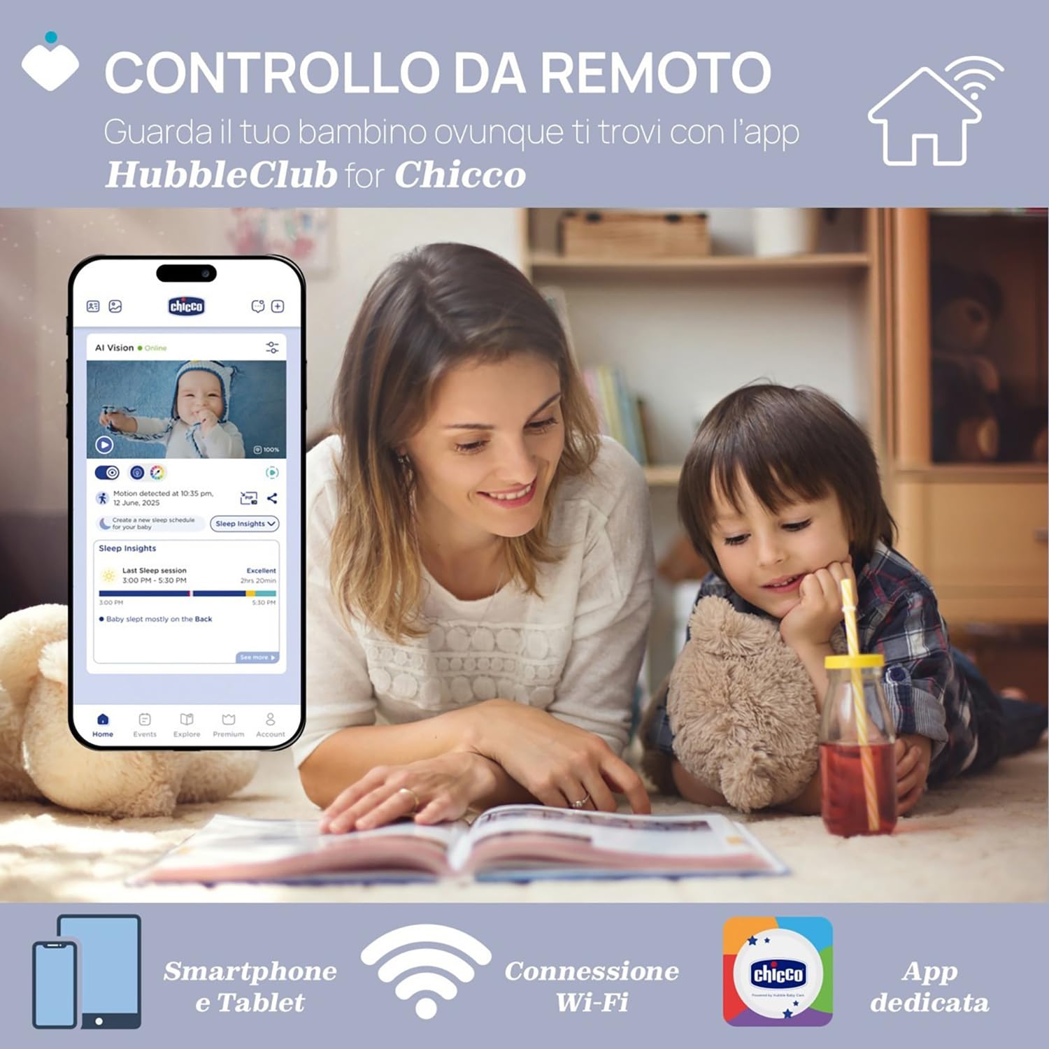 chicco-smart-ai-video-babyphone-wifi-2k-nachtsicht image 7