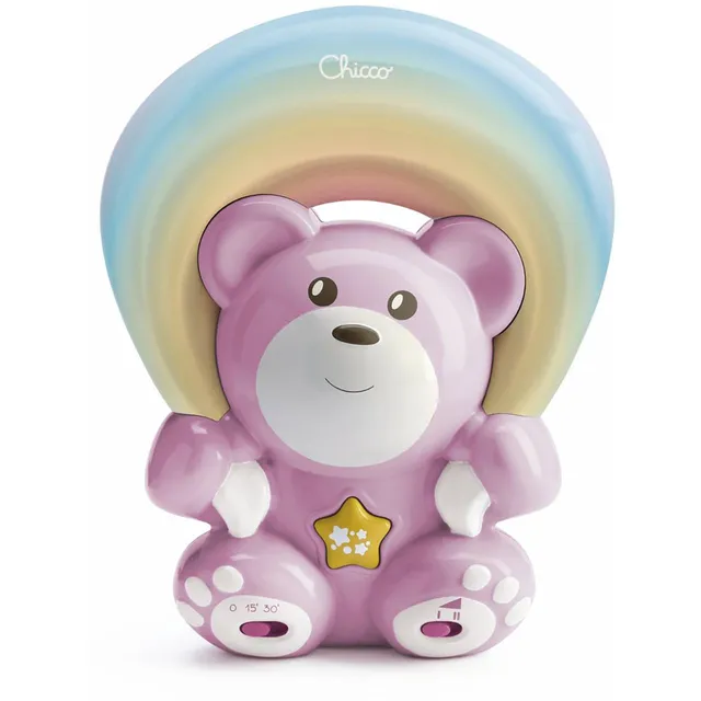 chicco-regenbogenb-r-musikprojektor-rosa-nachtlicht image 1