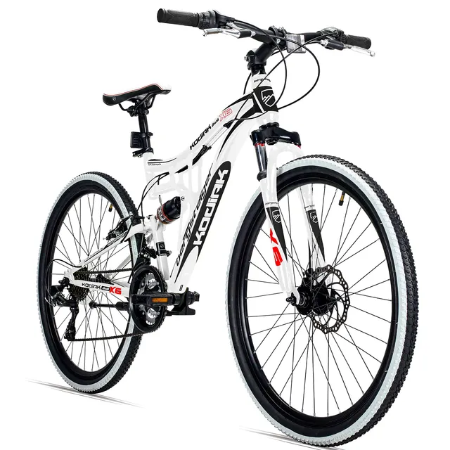 bergsteiger-kodiak-fully-mtb-24-zoll-grau-pink-21-gang image 1