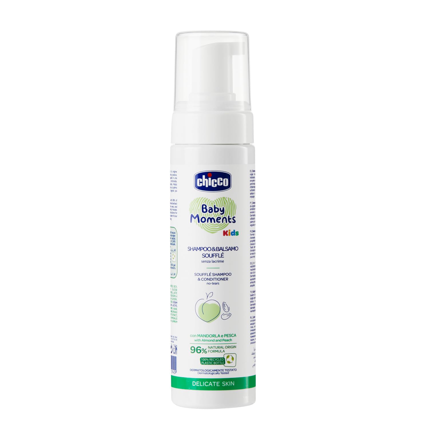 chicco-delicate-skin-2in1-mousse-shampoo-150-ml-ohne-tr-nen image 1
