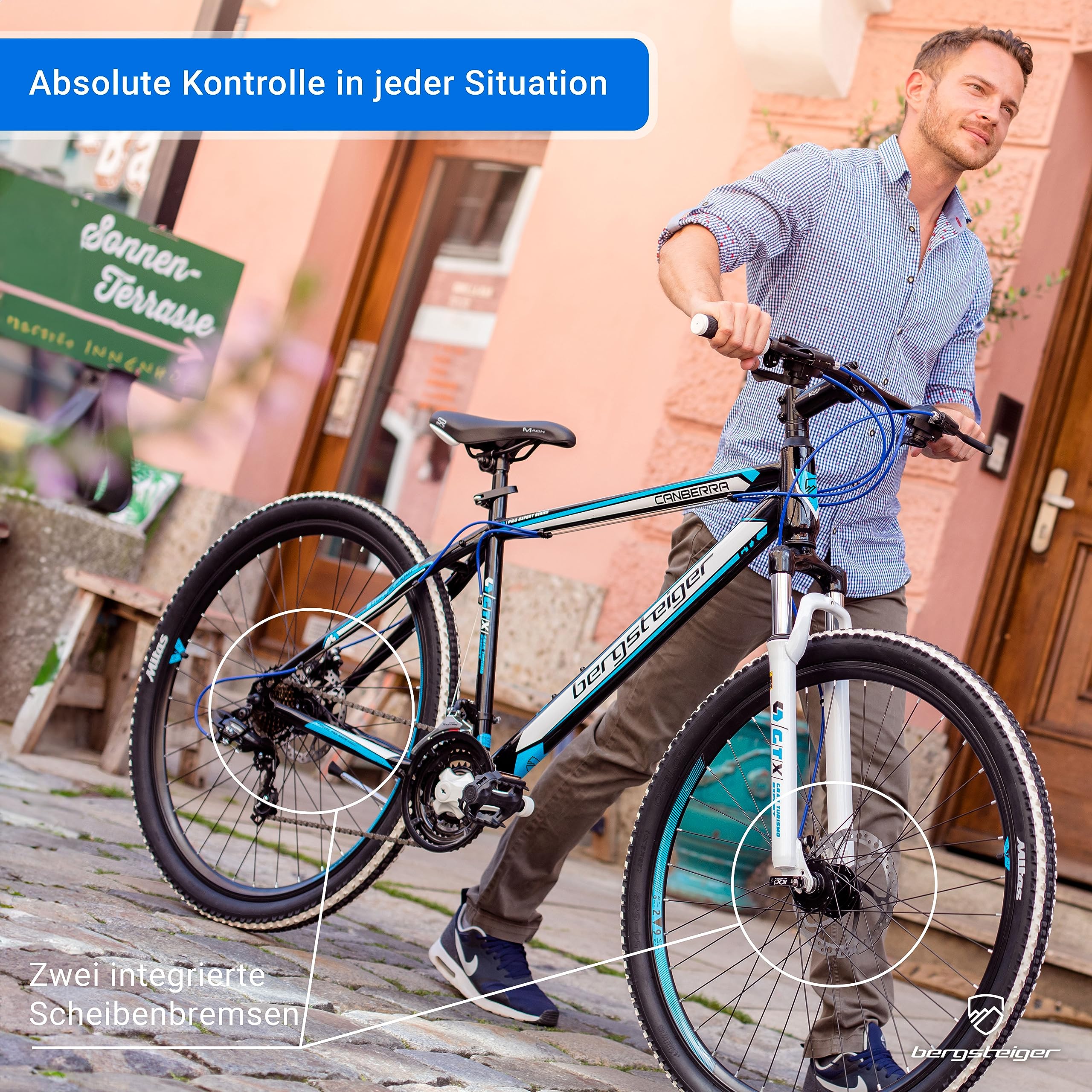 bergsteiger-canberra-mountainbike-26-zoll-glossy-blue-21-gang image 4