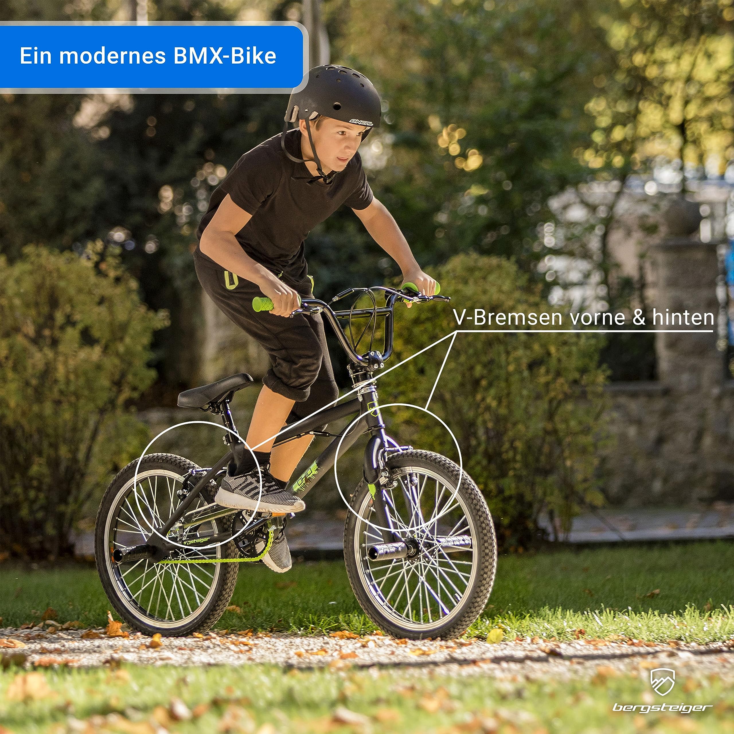 bergsteiger-ohio-20-zoll-bmx-freestyle-toxic-green-matt-mit-rotor image 4