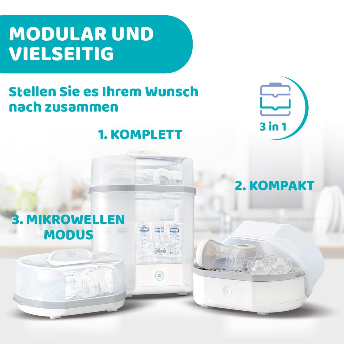 chicco-dampfsterilisator-3-in-1-babyflaschen-mikrowelle-6x330-ml image 4