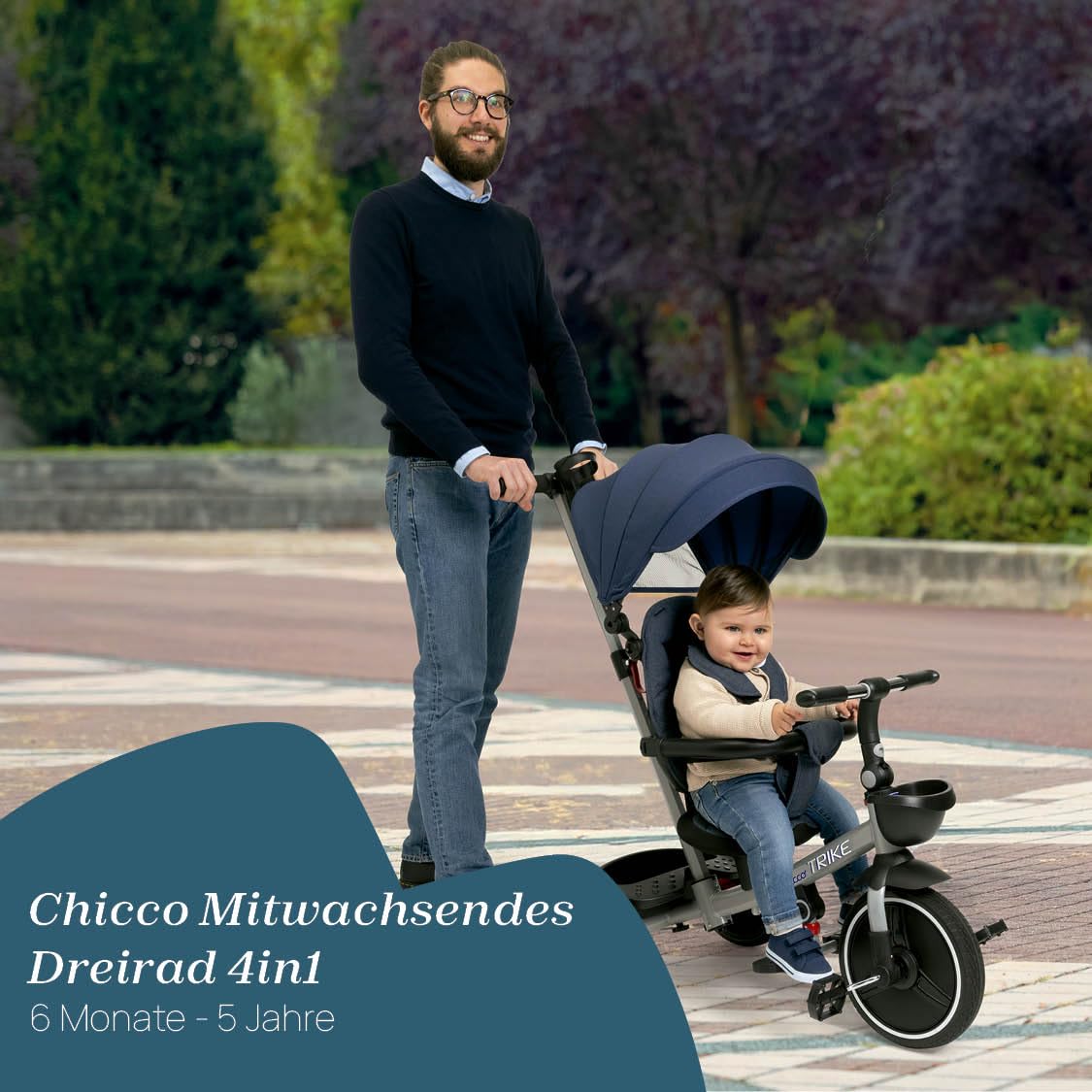 chicco-4in1-trike-dreirad-mit-wendesitz-teleskopgriff image 2