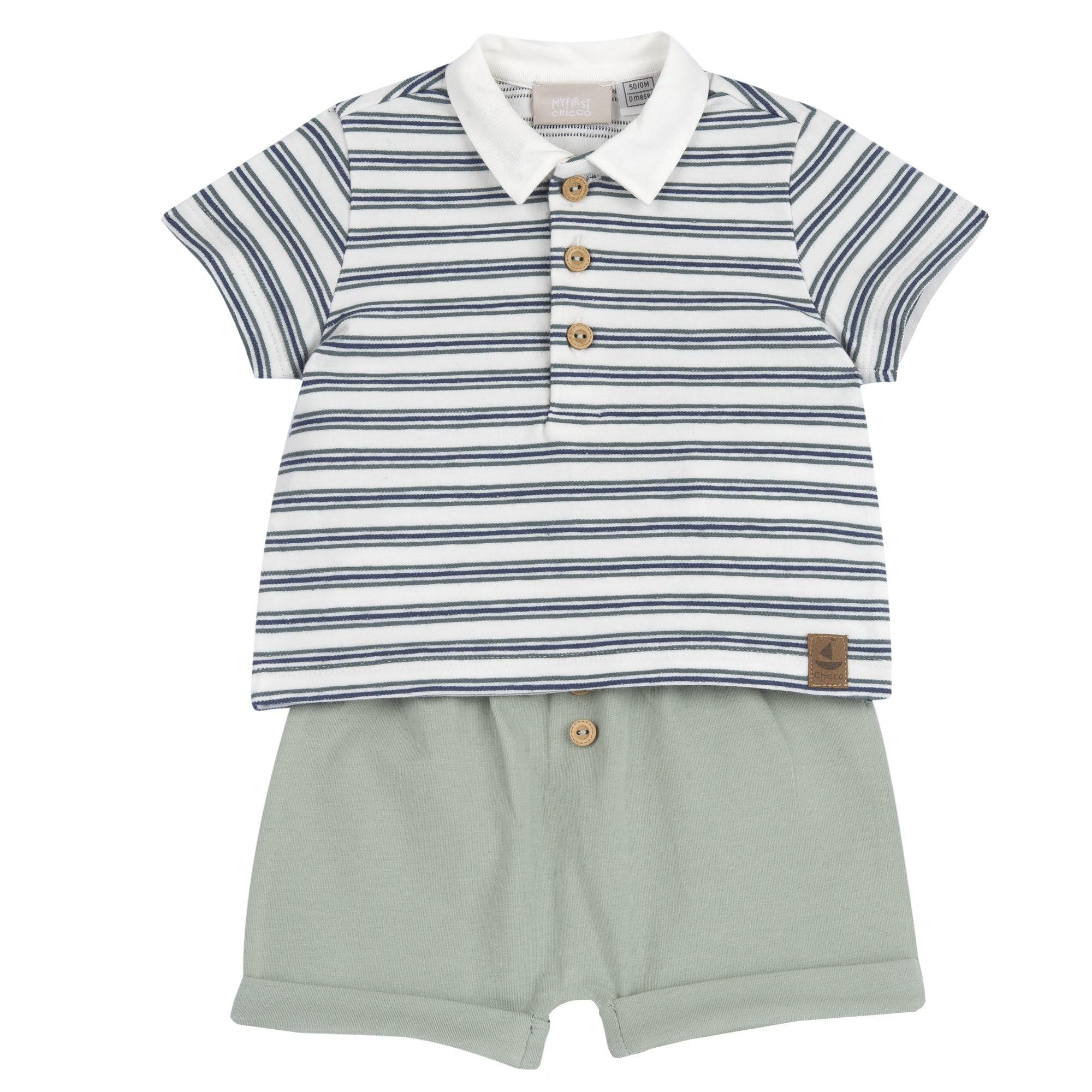 chicco-jungen-set-t-shirt-shorts-2-teilig-weicher-stoff image 7