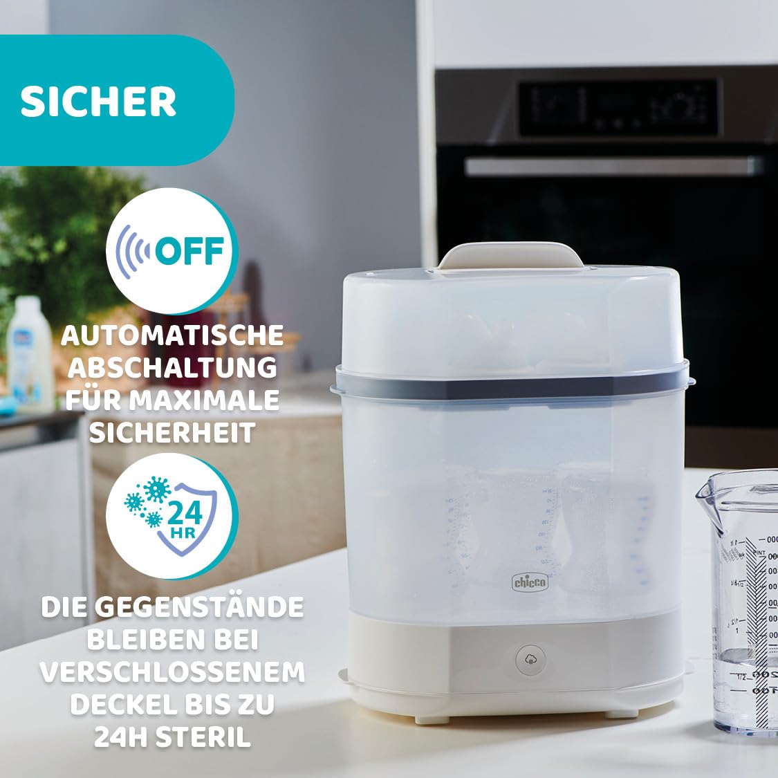 chicco-dampfsterilisator-3-in-1-babyflaschen-mikrowelle-6x330-ml image 8