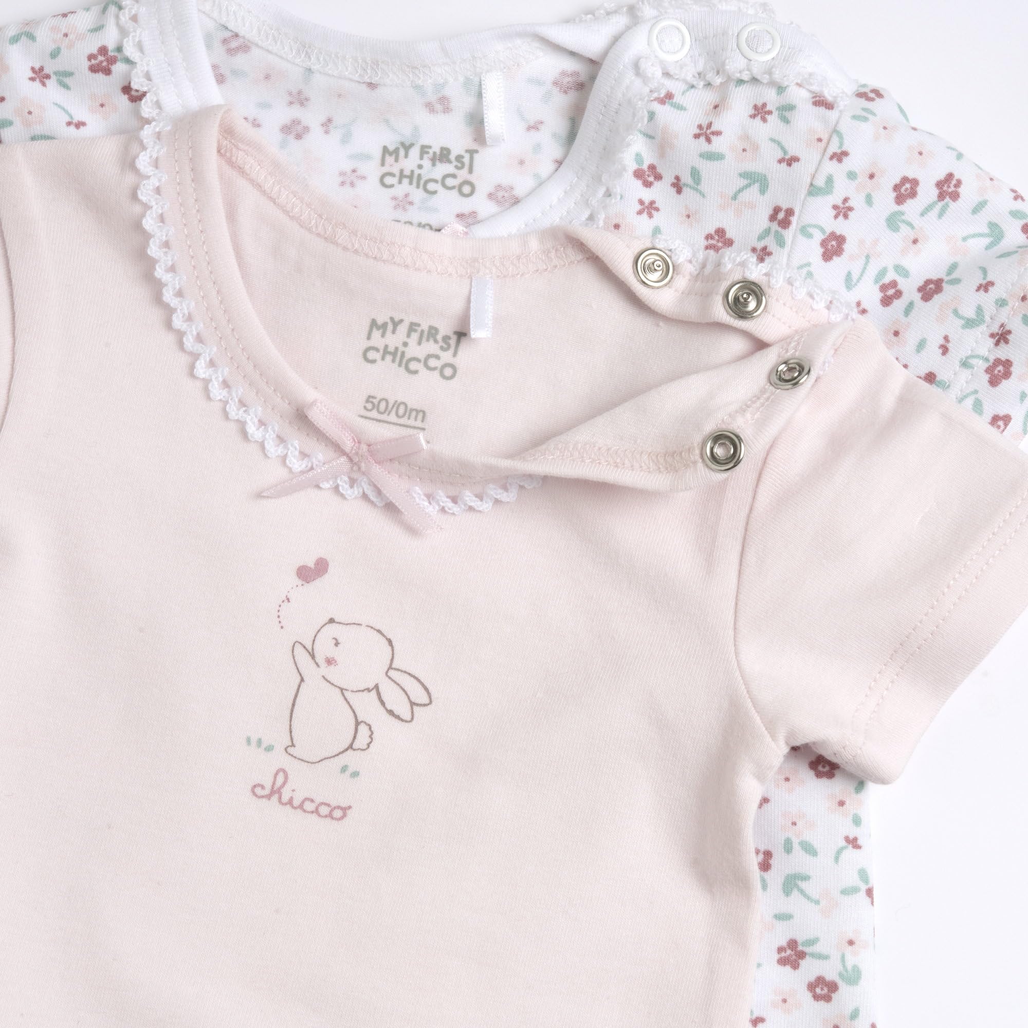 chicco-baby-body-set-kurzarm-baumwolle-9-monate-2-teilig image 3