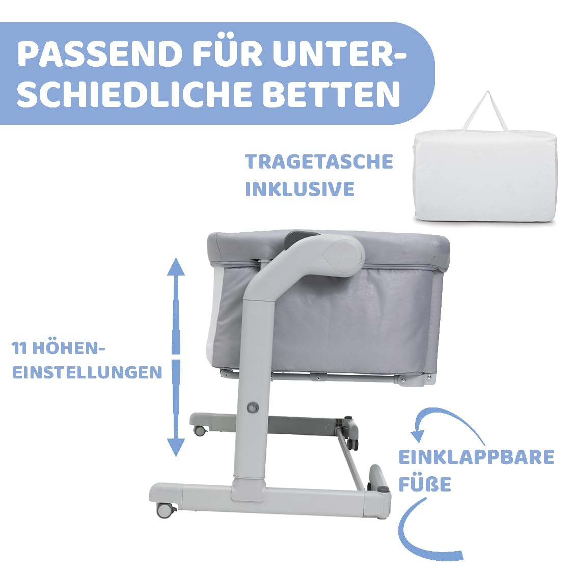 chicco-next2me-magic-evo-beistellbett-hellgrau-mit-matratze image 5