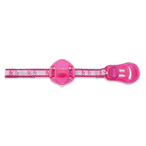 chicco-schnullerband-mit-saugerschutz-rosa-clip-klettband image 7