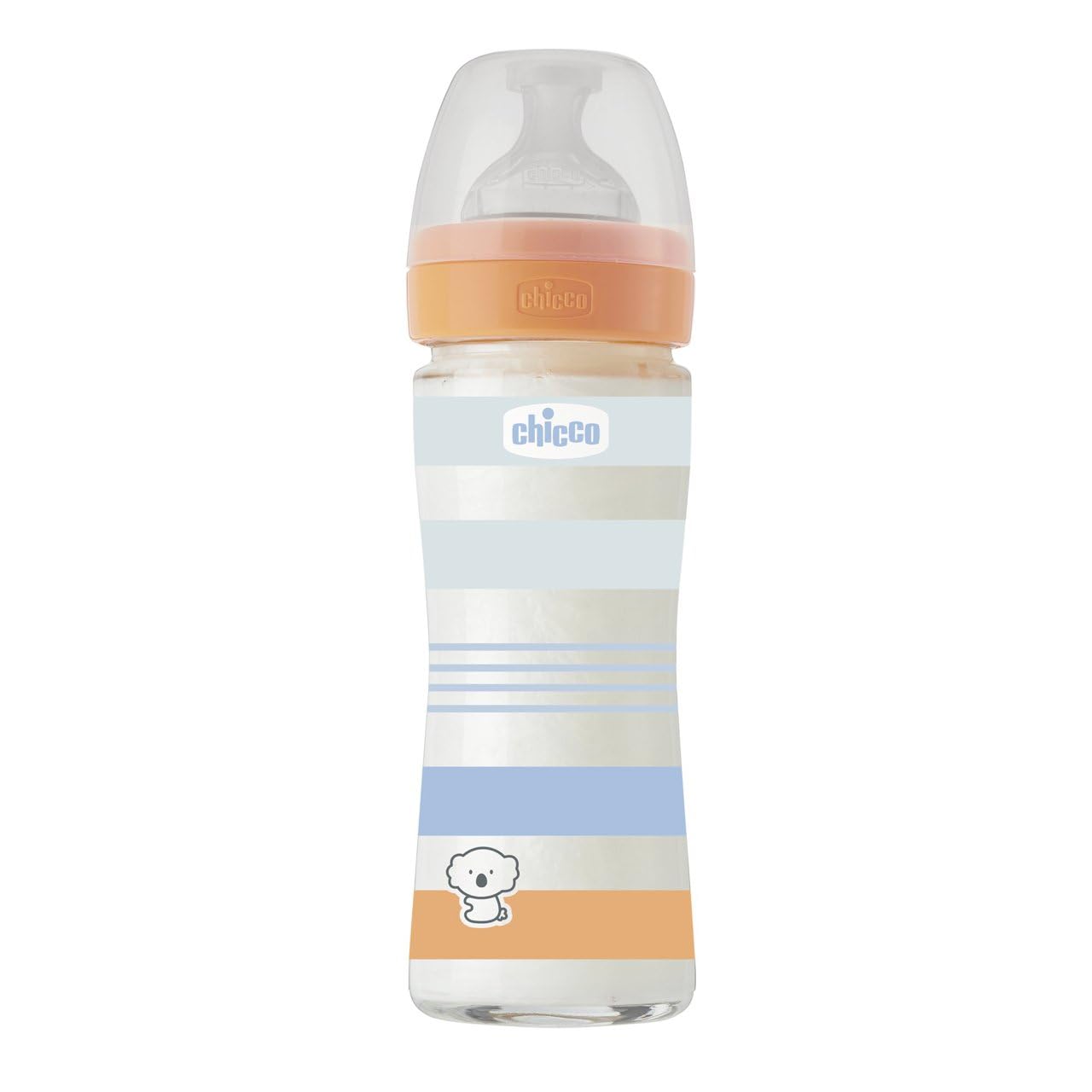 chicco-well-being-glas-babyflasche-240-ml-blau-silikon-anti-kolik image 4