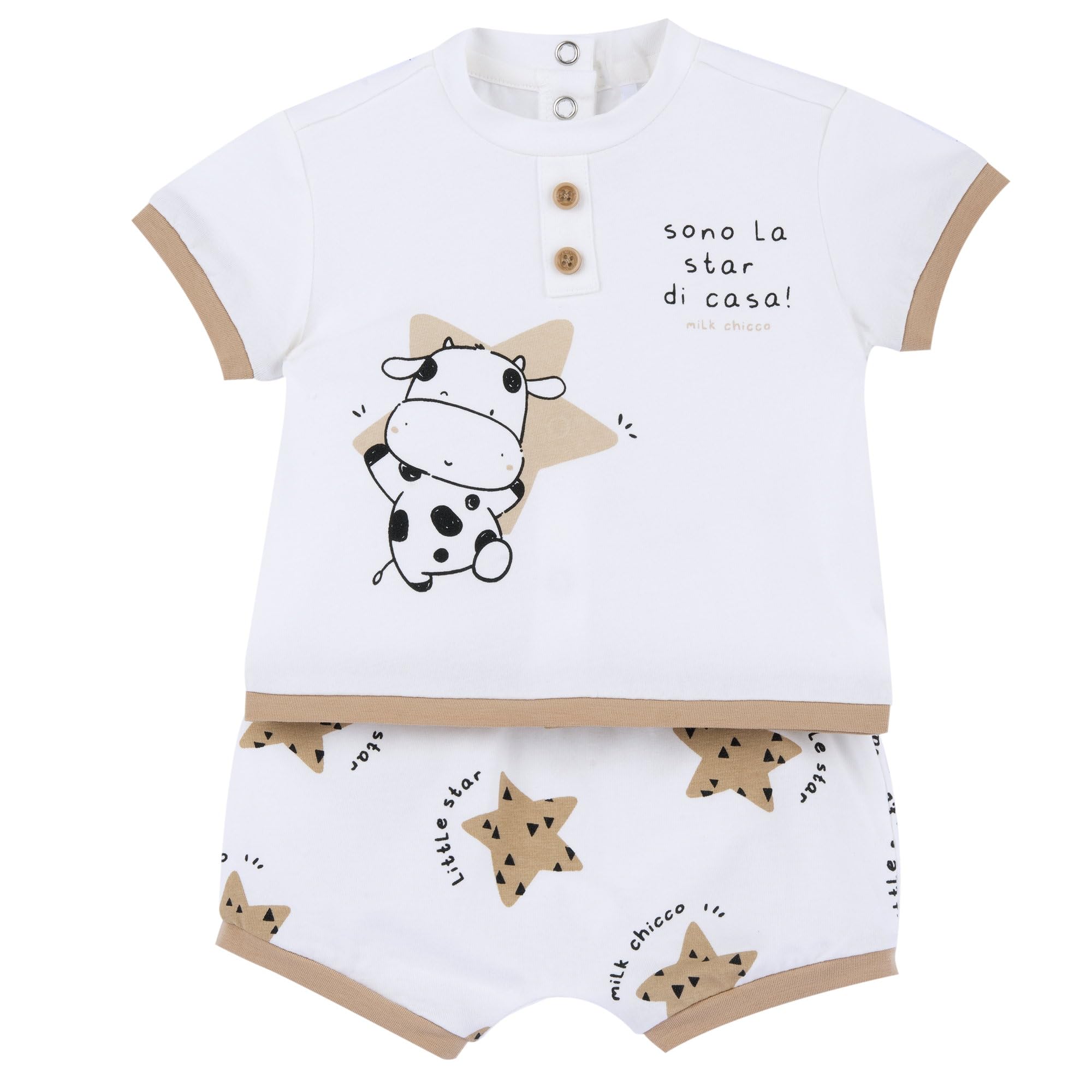 chicco-baby-t-shirt-shorts-set-gr-e-9-monate image 1