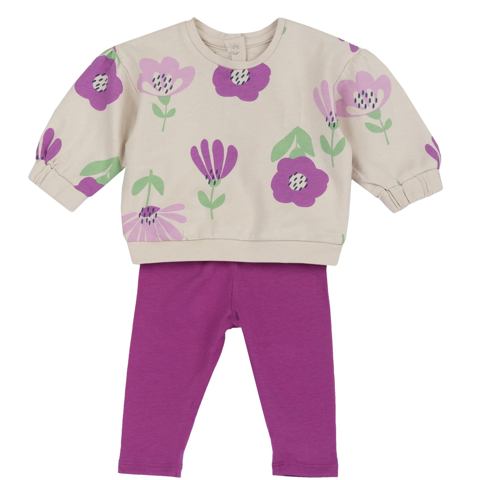chicco-m-dchen-set-sweatshirt-leggings-kinderkleidung-rosa-weich image 7
